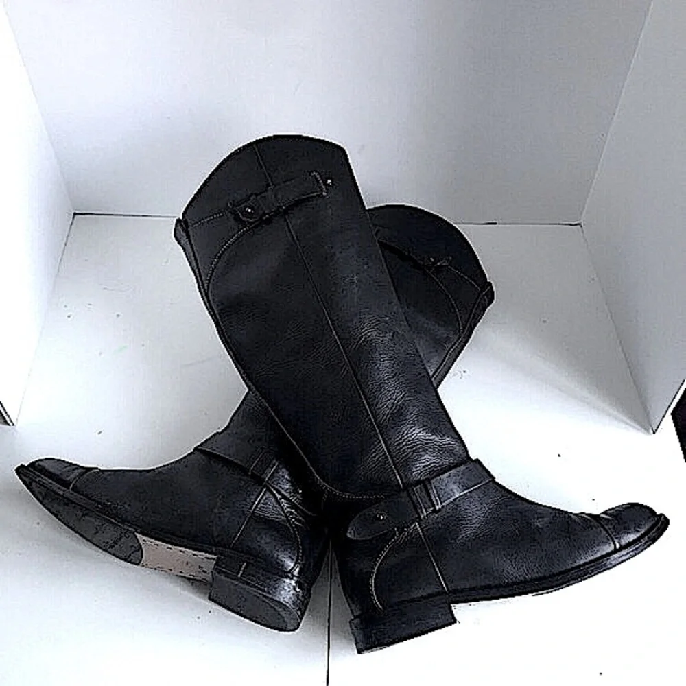 Halogen Kate Leather Riding Boots Size 8